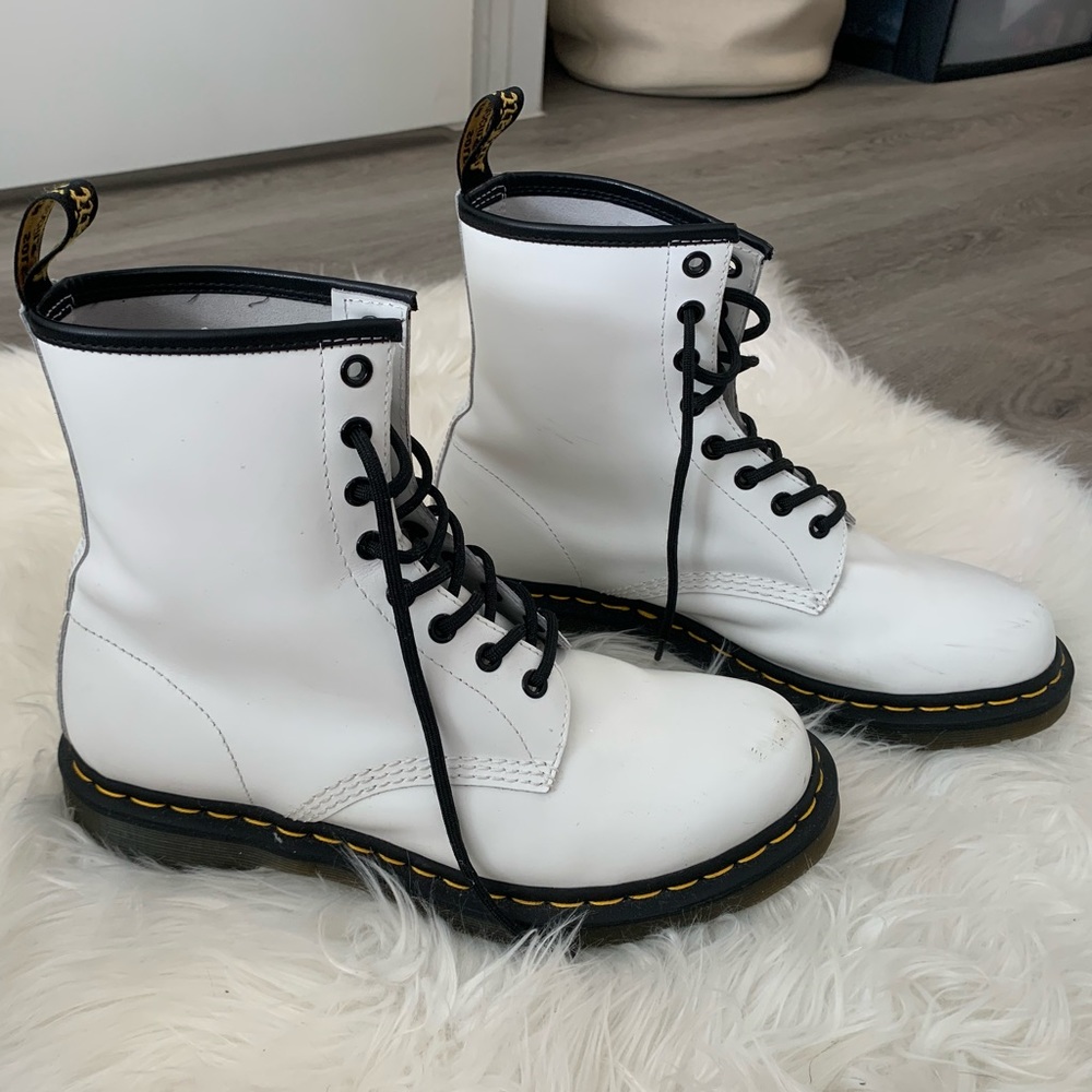 Classic white Dr. Martens